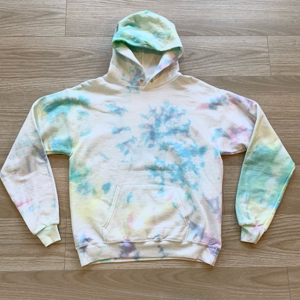 DANNIJO Pastel Tie Dye Hoodie NWOT Size Medium